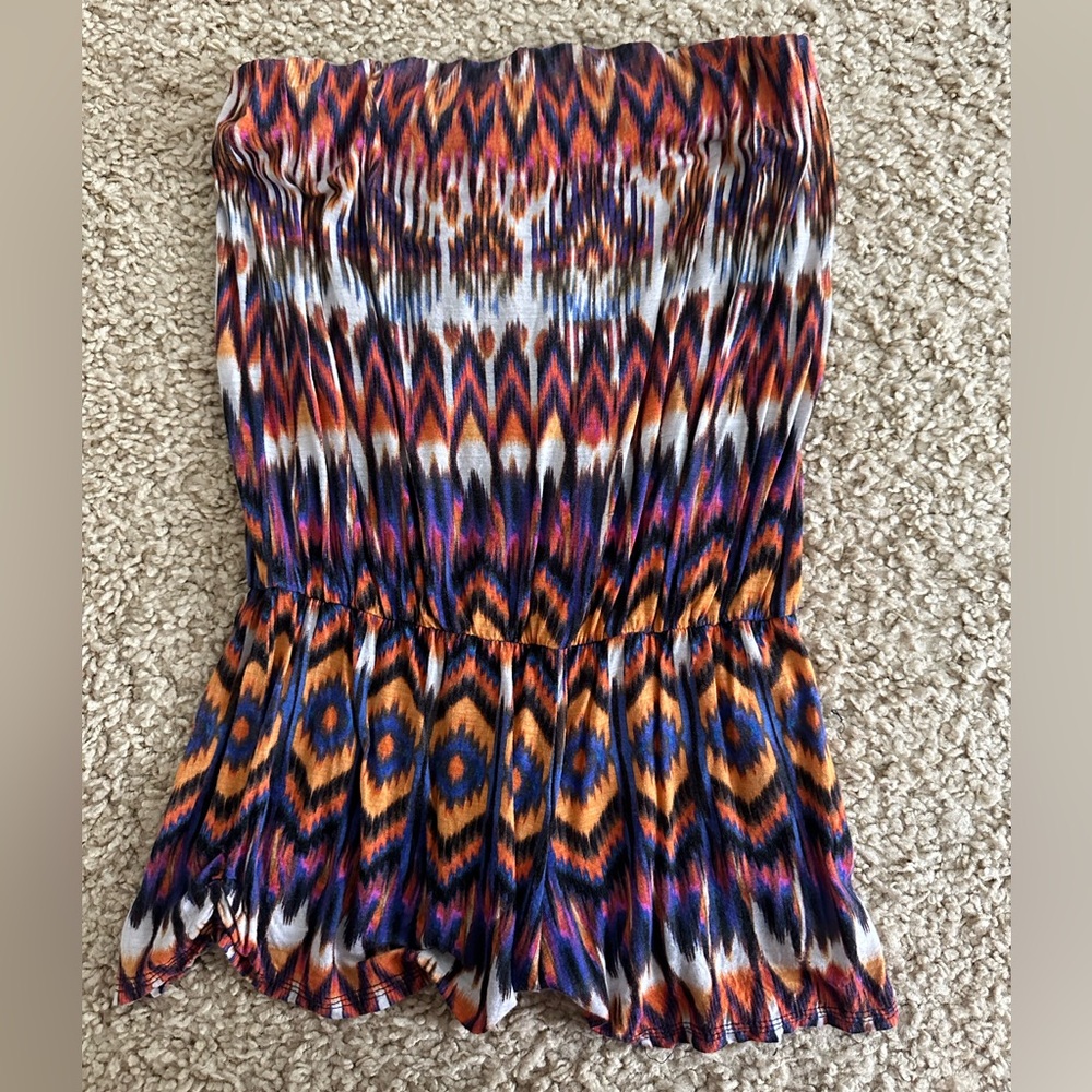 Colorful Patterned Women’s Romper
